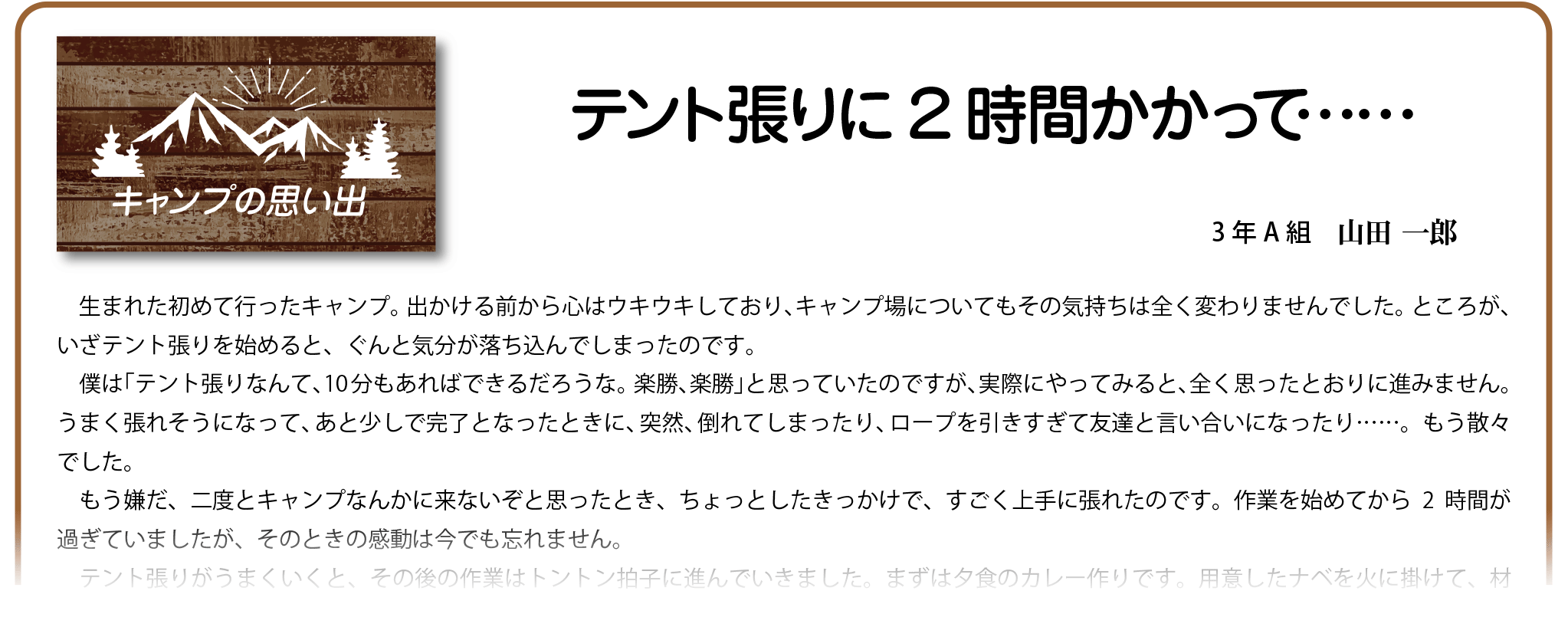 さまざまな位置からの撮影例